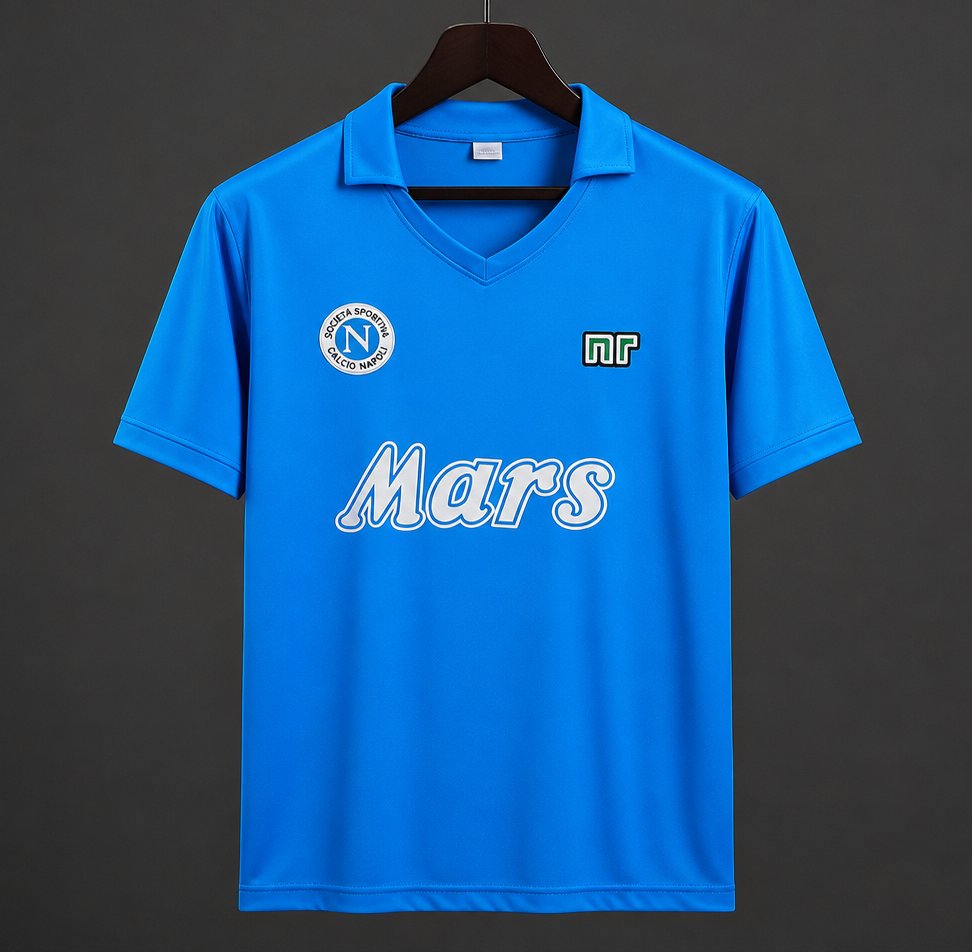 Retro 88/89 Napoli Home Jersey