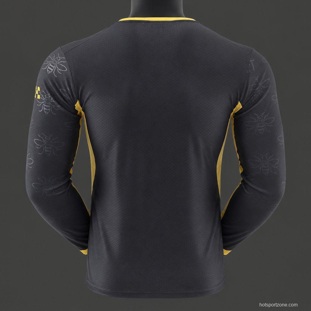 Player Version 26/27 Manchester City Away Black Long Sleeve Jersey