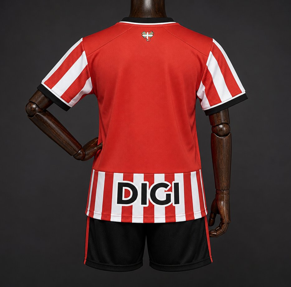 26/27 Kids Athletic Bilbao Home Jersey