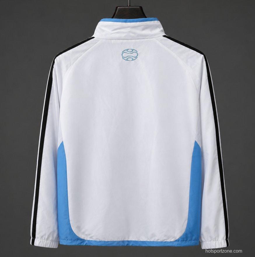 2026 Argentina Light Blue & White Windbreaker Jacket