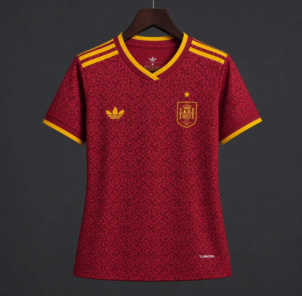 2026 Womens Spain Away Red Special Edition Jersey