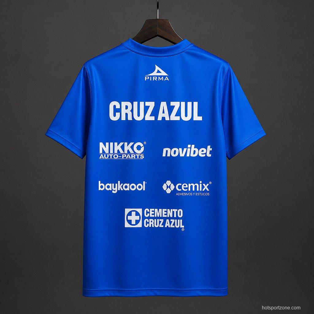 26/27 Cruz Azul La Decima Celebrates MX Championship Victory Blue  Jersey