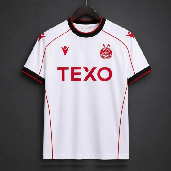 26/27 Aberdeen FC  Away White Jersey