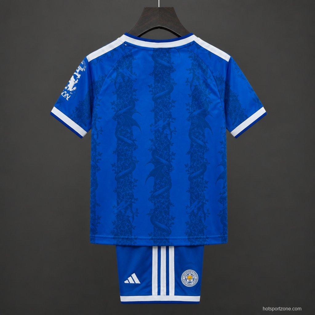 26/27 Kids Leicester City Home Blue Jersey