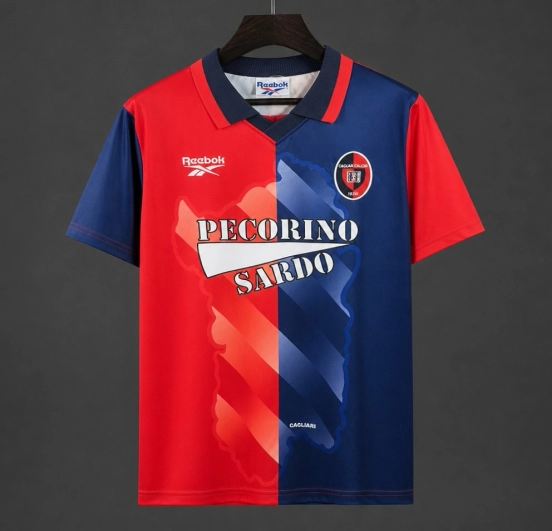 Retro 96/97 Cagliari Calcio Home Jersey