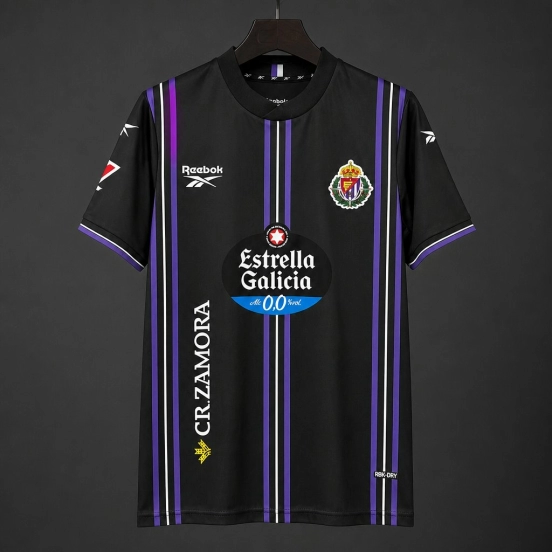 26/27 Real Valladolid Away Black&Pueple Jersey