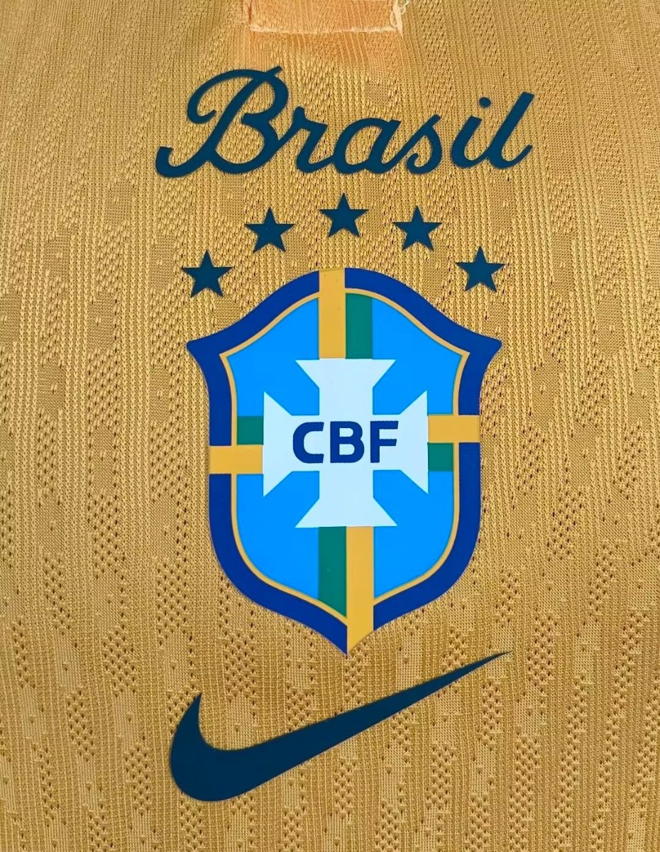 Player Version 2026 Brazil National Team Home Tropical Pattern Jersey