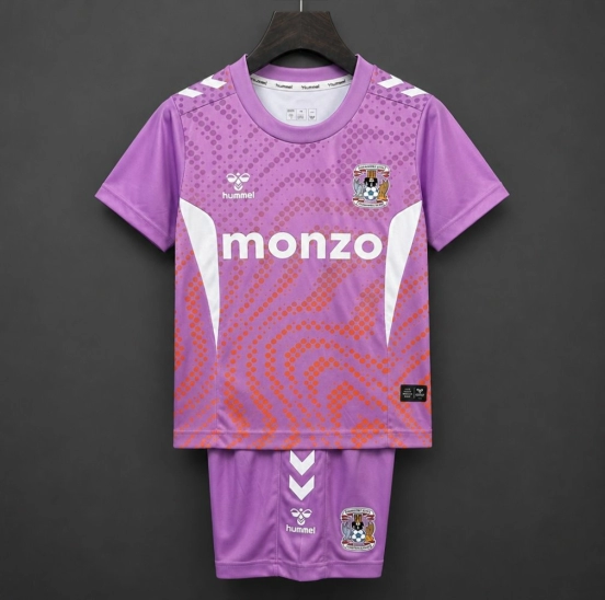 26/27 Kids Coventry City Third Lavender Jersey Kit