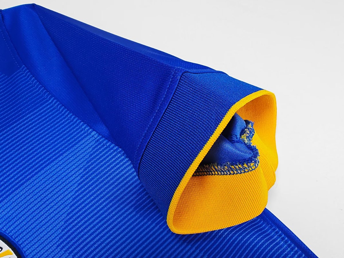 Retro 14/15 Juventus Royal Blue with Yellow Accents Away Jersey