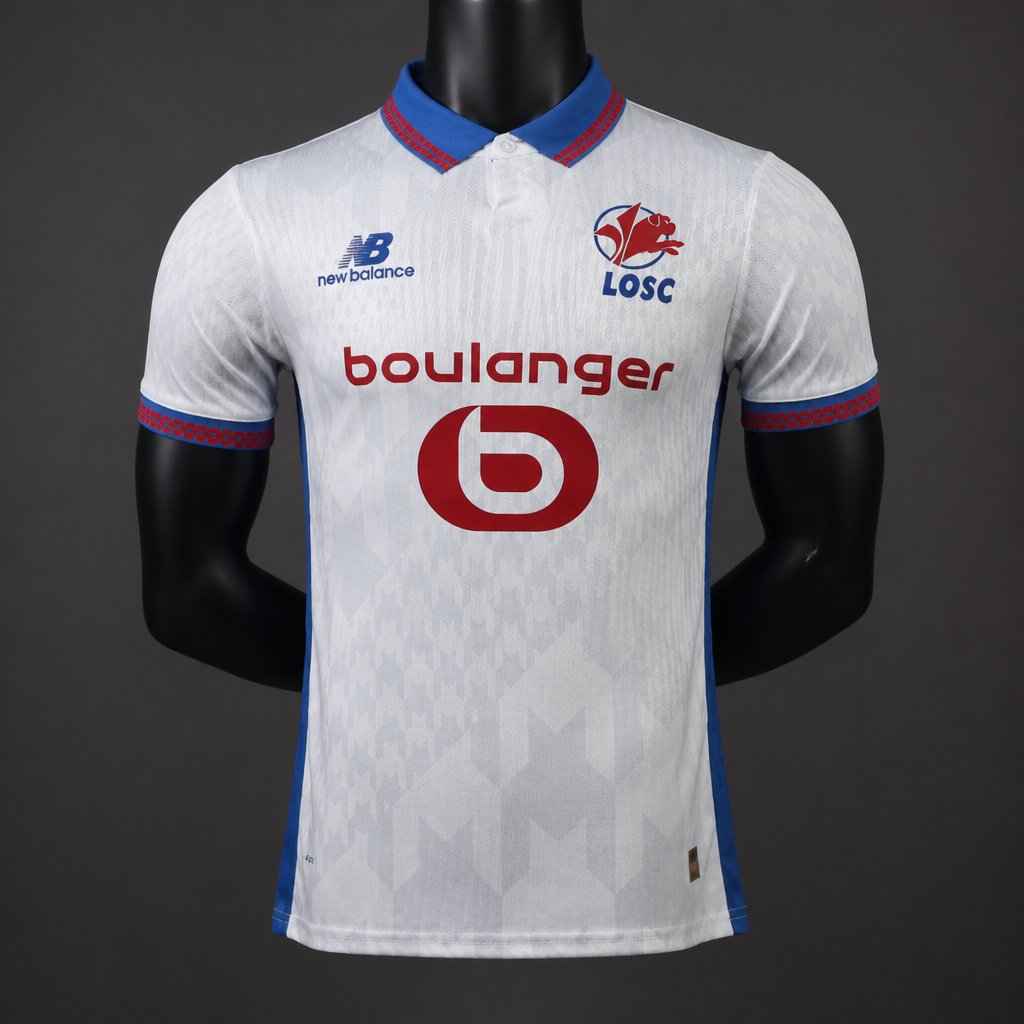 Player Version 26/27 LOSC Lille White Away Jersey