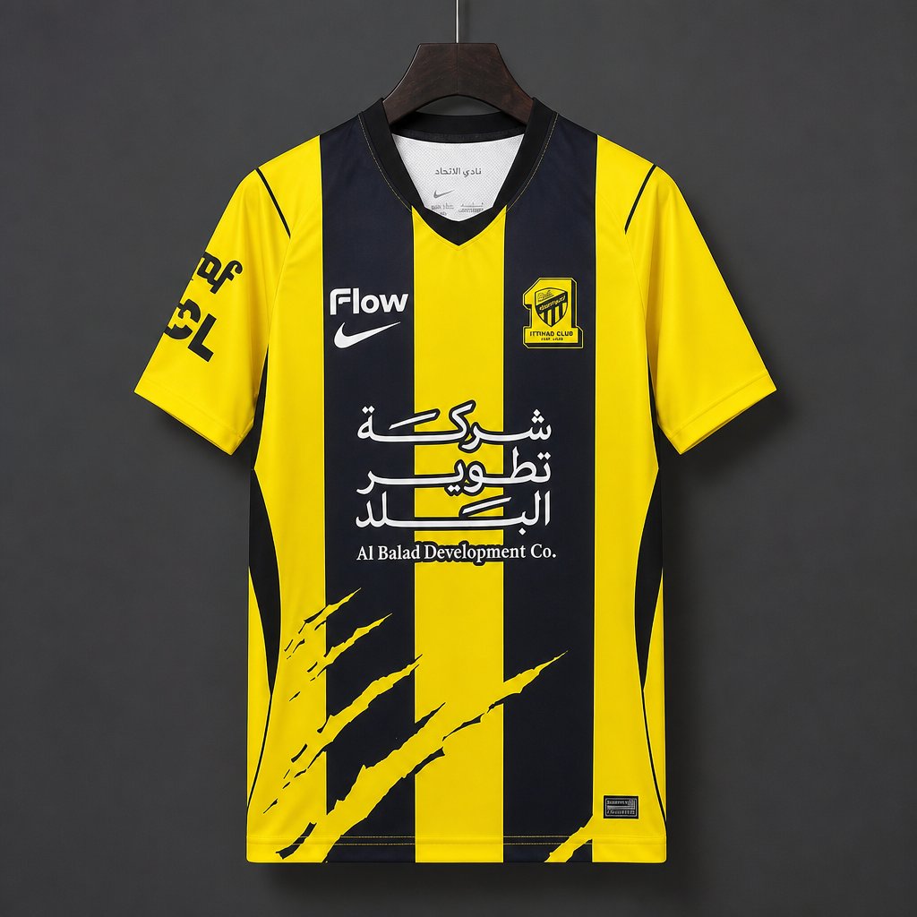 26/27 Ittihad Home Yellow Jersey