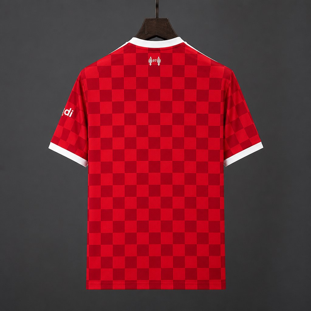 27/28 Liverpool Home Red Checkerboard Jersey
