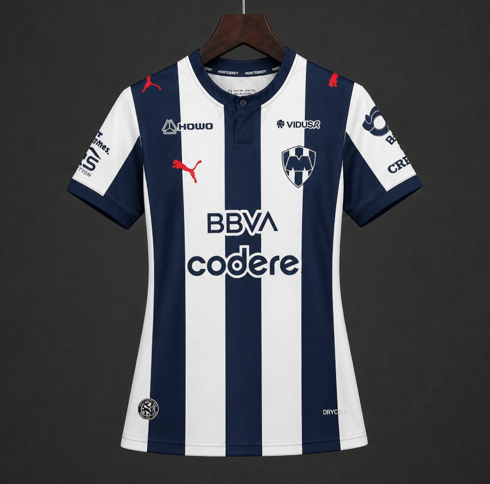 26/27 Women Rayados Monterrey Home Navy Jersey