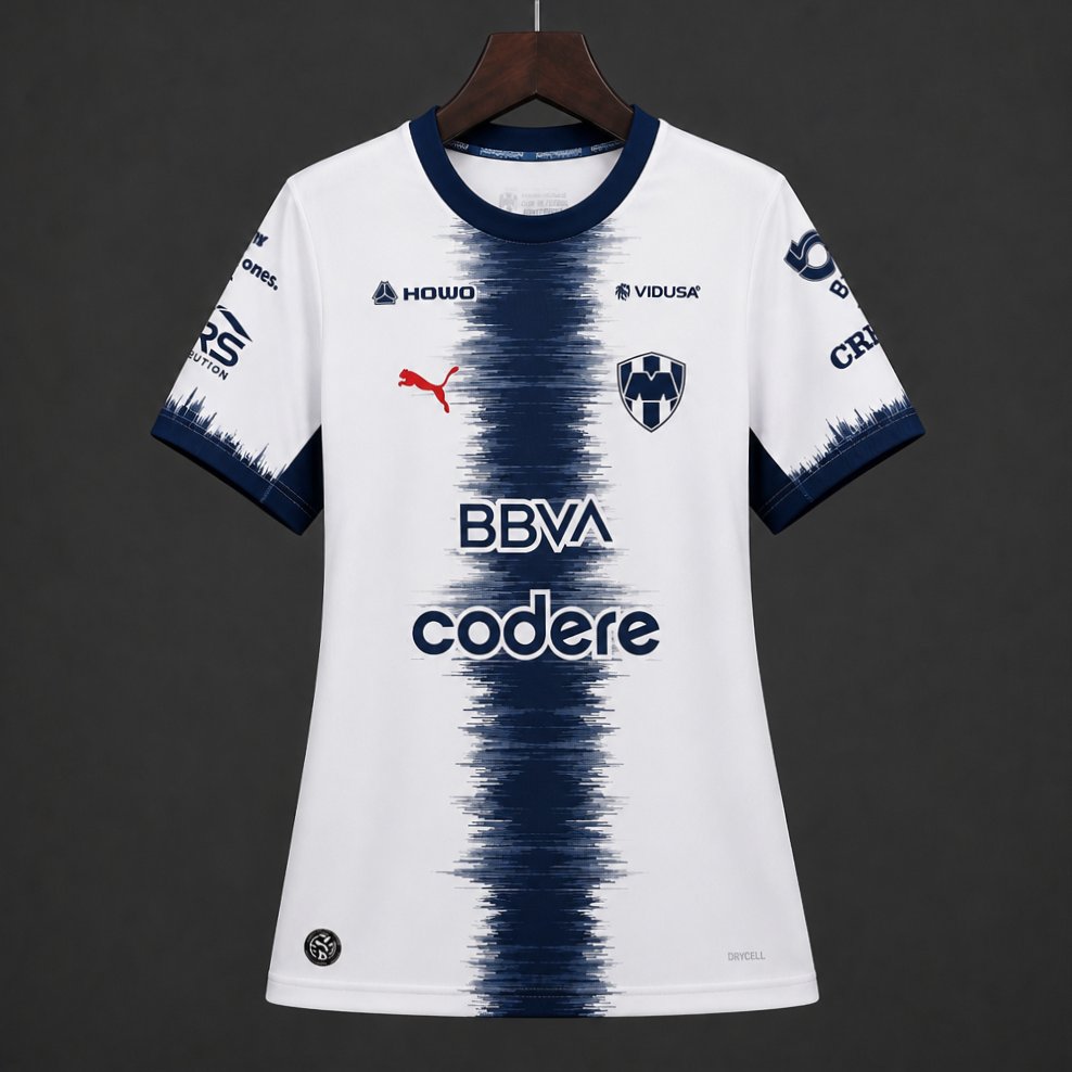 26/27 Women Rayados Monterrey Away White Jersey