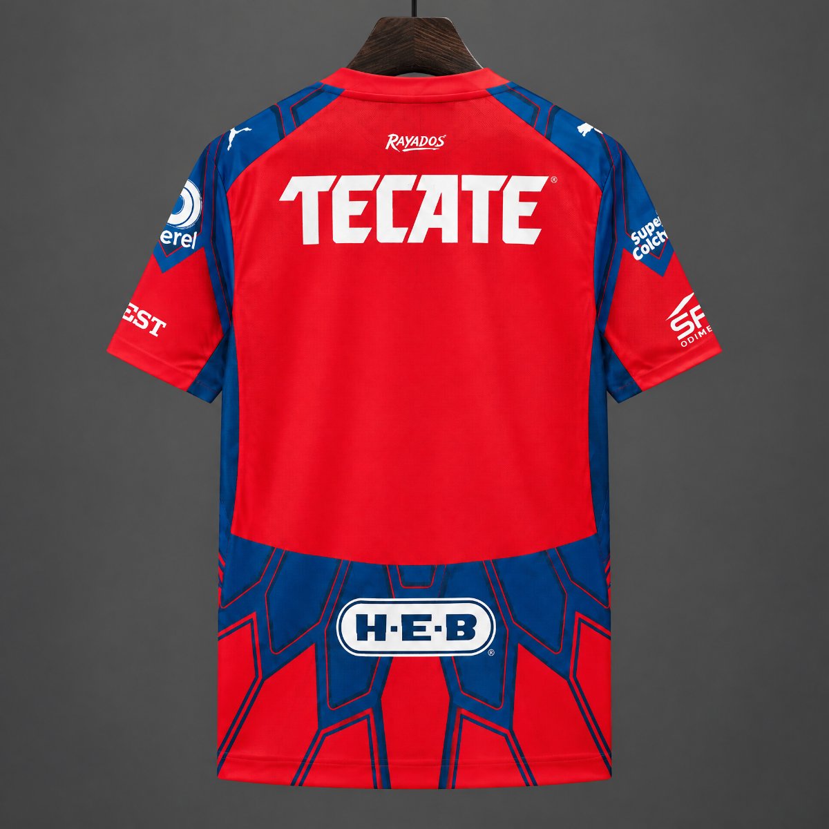 26/27 Rayados Monterrey Red Blue Jersey