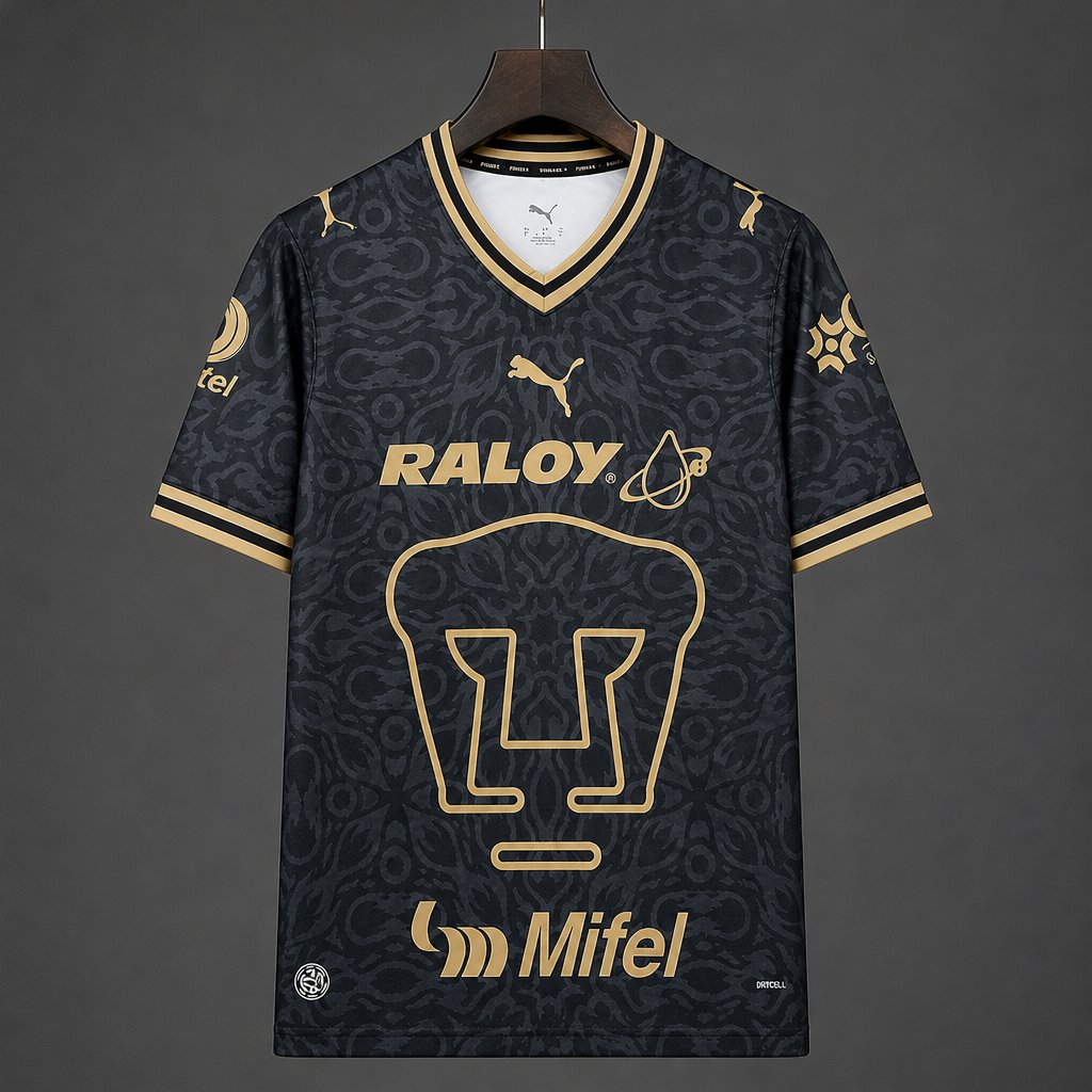 26/27 Pumas UANL Third Black Jersey