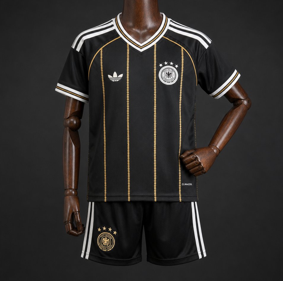 2026 Kids Germany Third Black Jersey