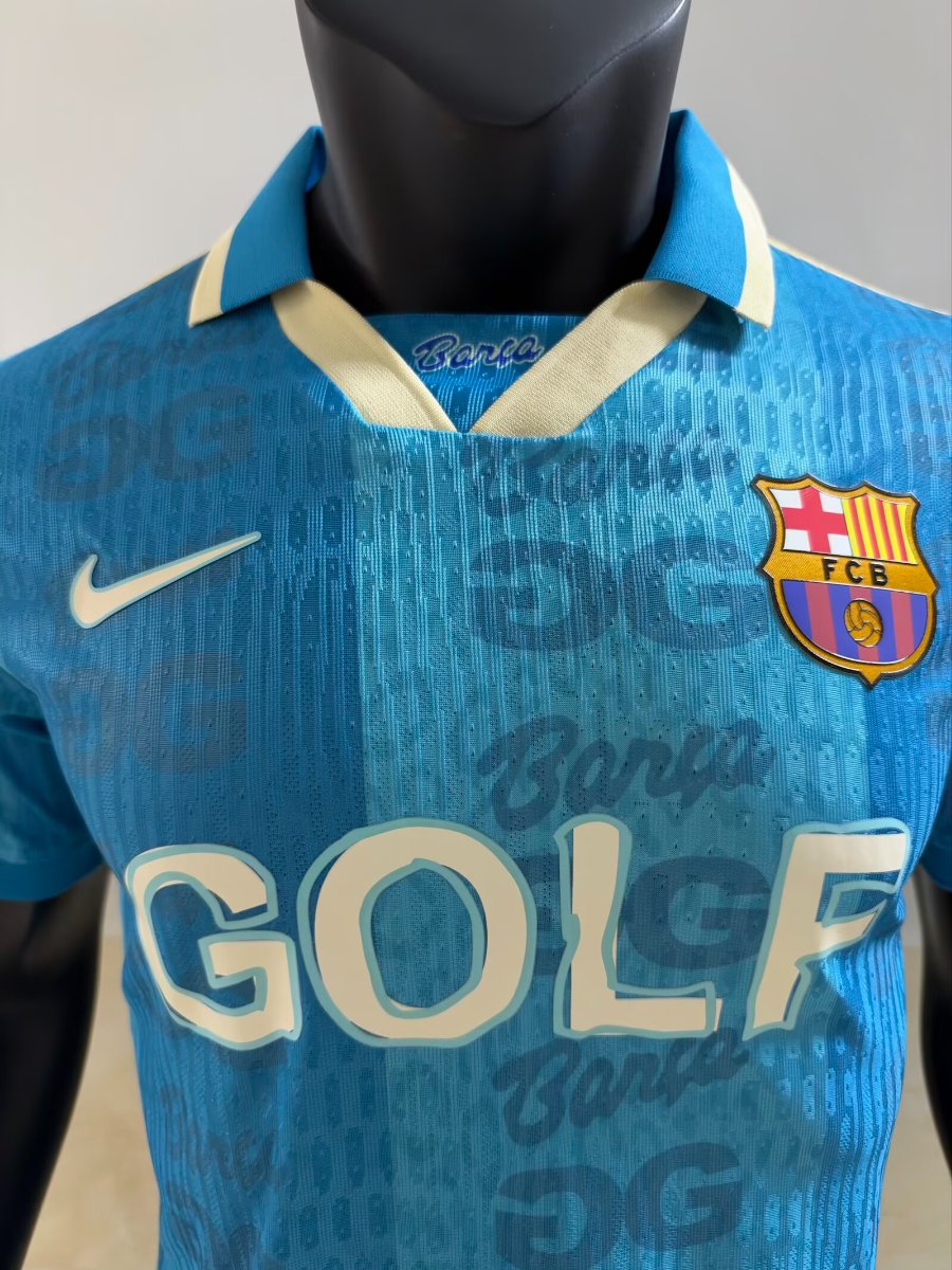 Player Version 26/27 Barcelona x Golf Wang Blue Jersey
